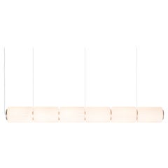 Contemporary Pendelleuchte 'Column' 175-6, Horizontal, Elfenbein