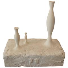 Sculpture en plâtre « Monoliti » d'ANDREA BRANZI
