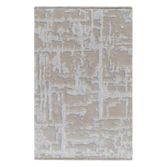 Rug & Kilim’s Modern Abstract Rug in Beige and Gray