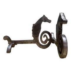 Paire de chevaux de mer France 1950