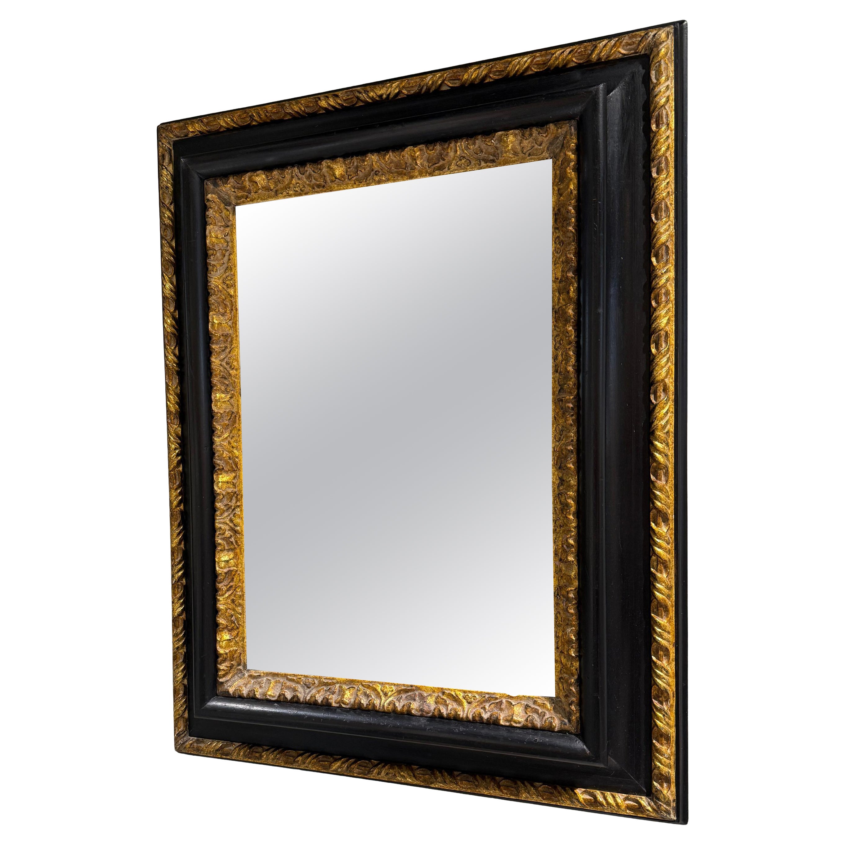 18thc wooden mirror Tuscany For Sale