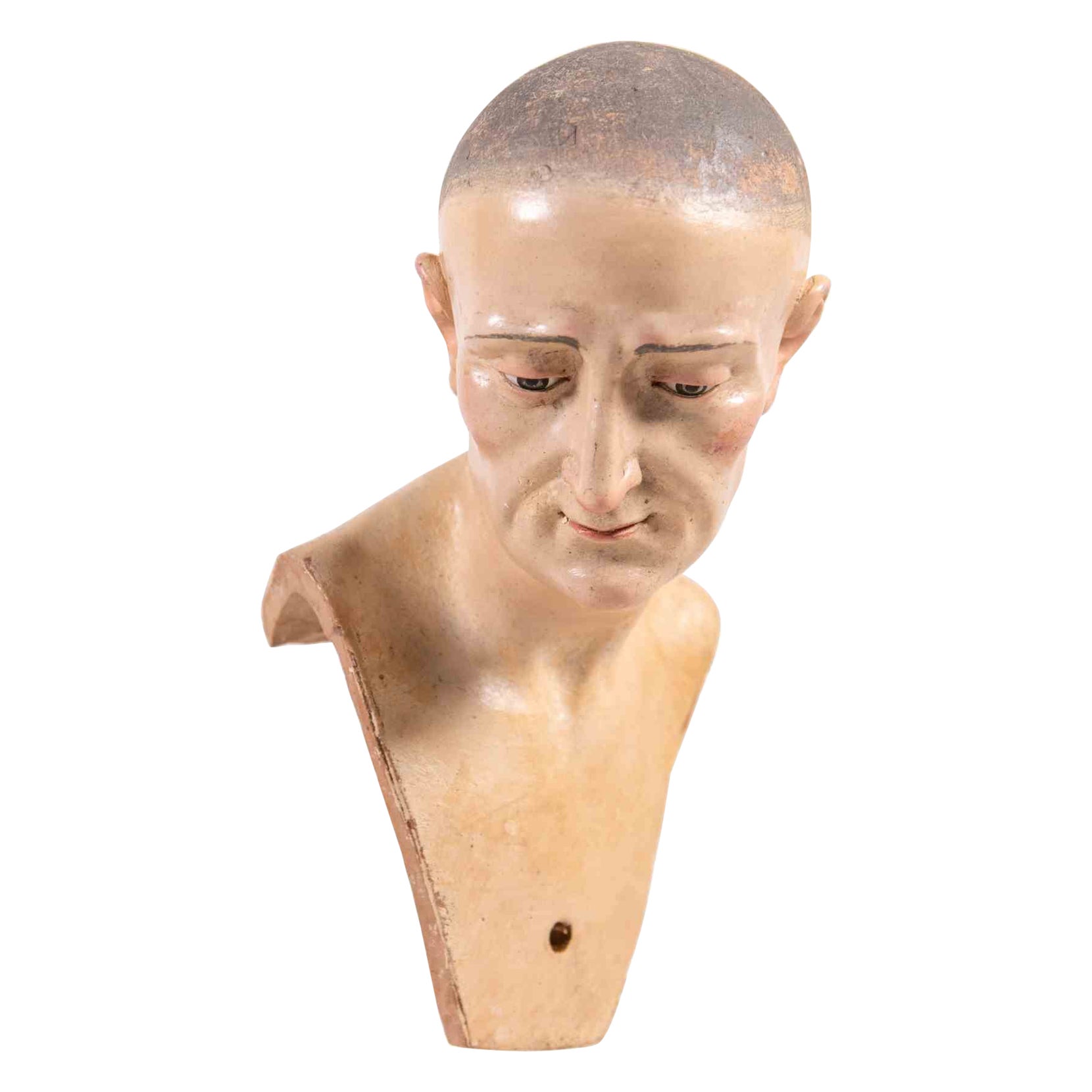 Cabeza de hombre, Italia, Siglo XVIII en venta