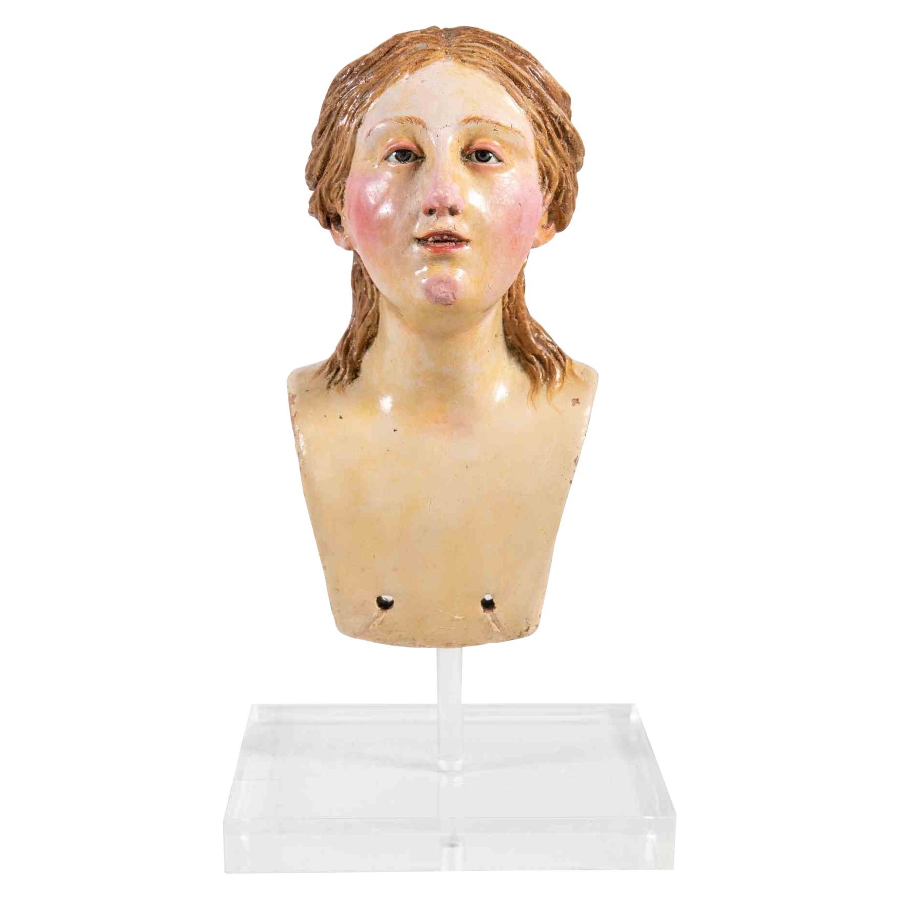 Cabeza de mujer, Italia, Siglo XVIII en venta