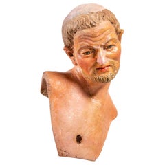 Cabeza de hombre, Italia, Siglo XVIII