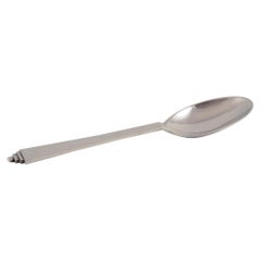 Georg Jensen Pyramid. Dinner spoon in sterling silver.