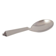 Georg Jensen Pyramid. Compote spoon in sterling silver.