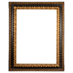 Rahmen. Geschnitztes, polychromes und vergoldetes Holz. 18. Jahrhundert.