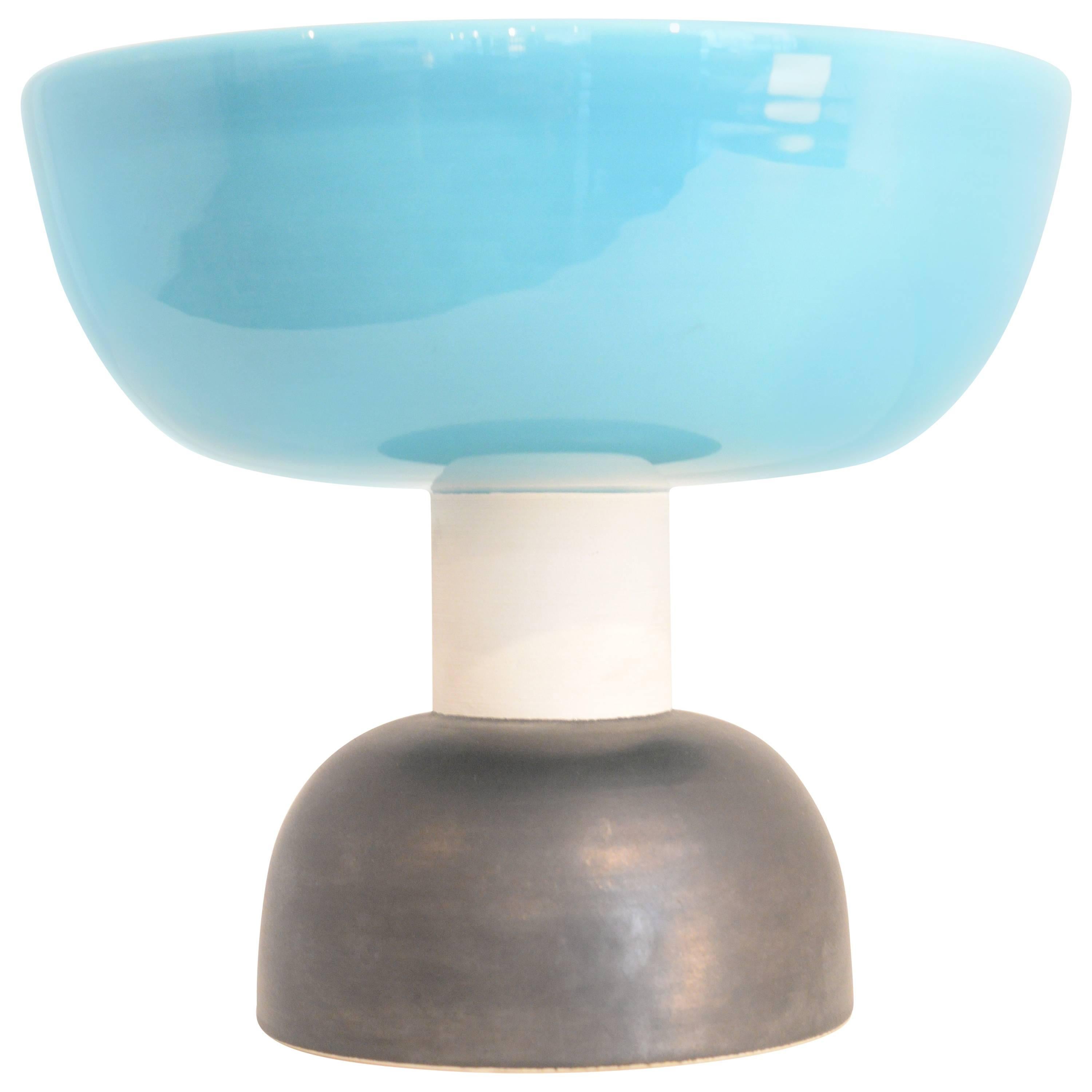 Ettore Sottsass Light Blue Vase 