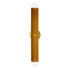 Lampe murale TRN de Pani Jurek, laiton, ocre