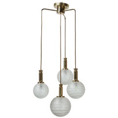 Four Globe Pendant Light by Doria