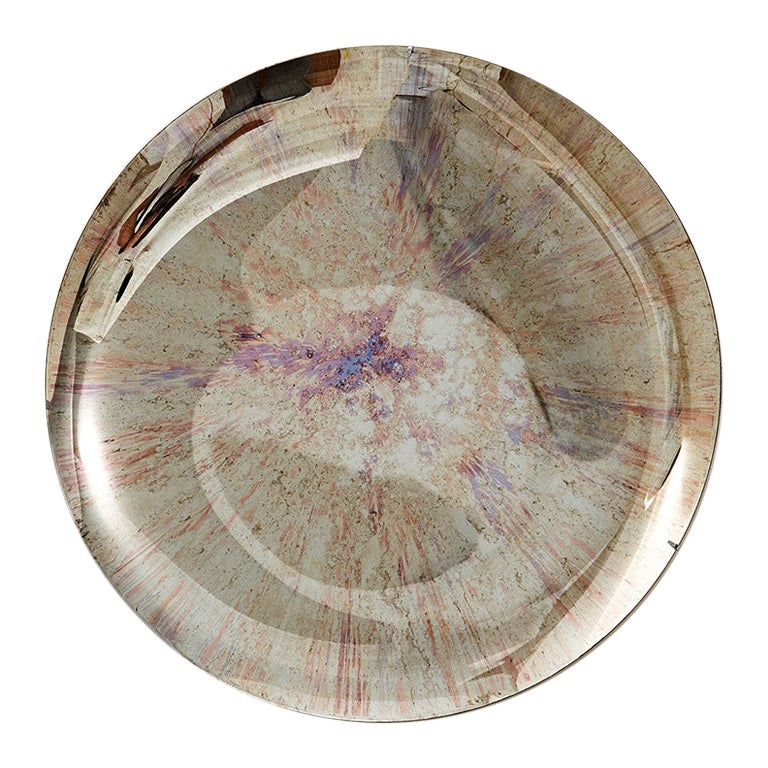 Limited Edition Nebula III Concave Multicolor Oxidized Mirror by Homa