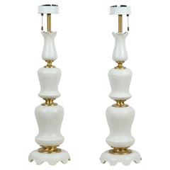 Pair of Sculptural Lamps by Gerald Thurston 2