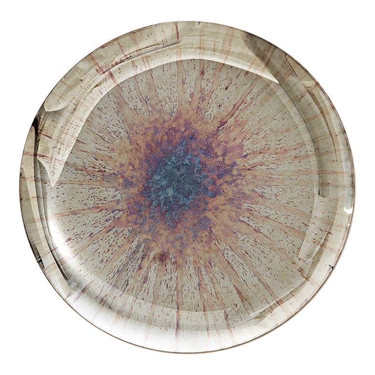 Edition limitée Nebula V Concave Multicolor Oxidized Mirror by Homa