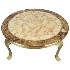 Brass and Onyx Table by Robert & Mito Block 8