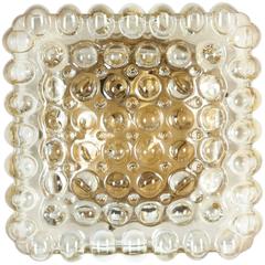Champagne Bubble Glass Flush Mount Fixture by Helena Tynell for Limburg