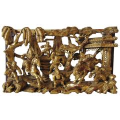 Wood Chinese Panel