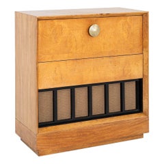 Meuble de lecture en ronce d'acacia Gilbert Rohde pour Herman Miller Paldao, vers 1941