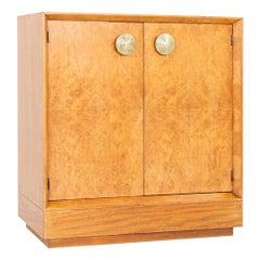 Armoire stéréo Acacia en ronce d'acacia Gilbert Rohde pour Herman Miller Paldao, vers 1941