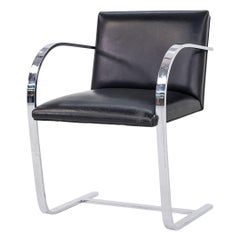 1963 Gordon Bunshaft's Personal Mies van der Rohe Flat Bar Brno Chair
