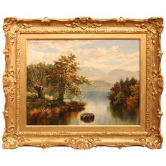 "Loch Lomand" Oil Painting by Horace Mann Livens