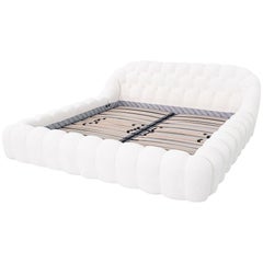 2023 Sacha Lakic für Roche Bobois King Size Blasenbett in Tissue Orsetto Flex, Tissue