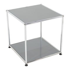 2010er USM Haller Second Cycle Beistelltisch / Beistelltisch in Mid-Gray 20x20x21 2x verfügbar