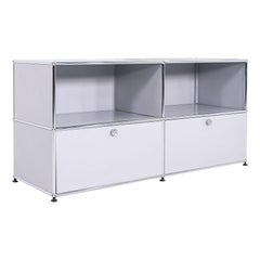 2000er USM Haller Second Cycle Anrichte C2A Mattes Silber 20D x 60W x 30H