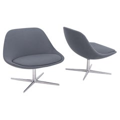 2017 Noe Duchaufour-Lawrance for Bernhardt Design Chiara Lounge Chairs Grey