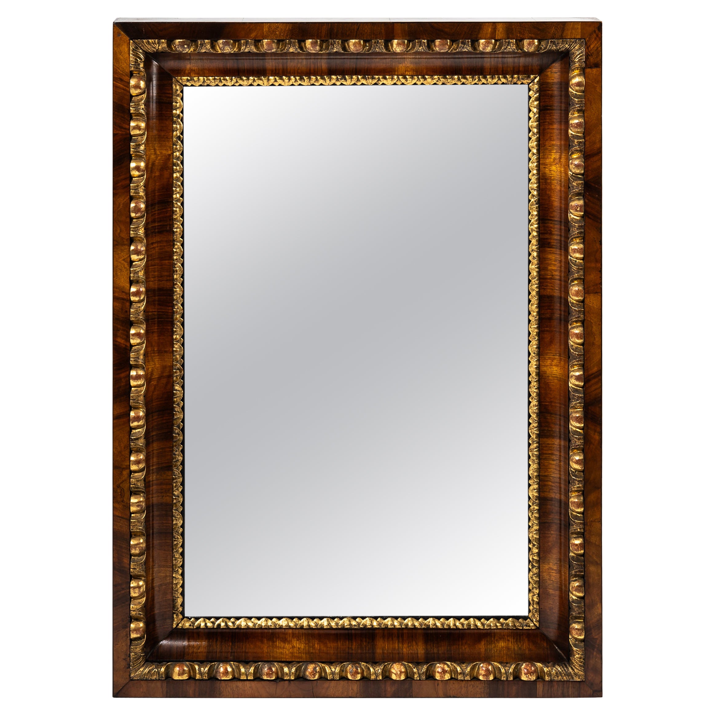 Impresionante espejo de pared antiguo, Biedermeier original, 1820, Austria en venta