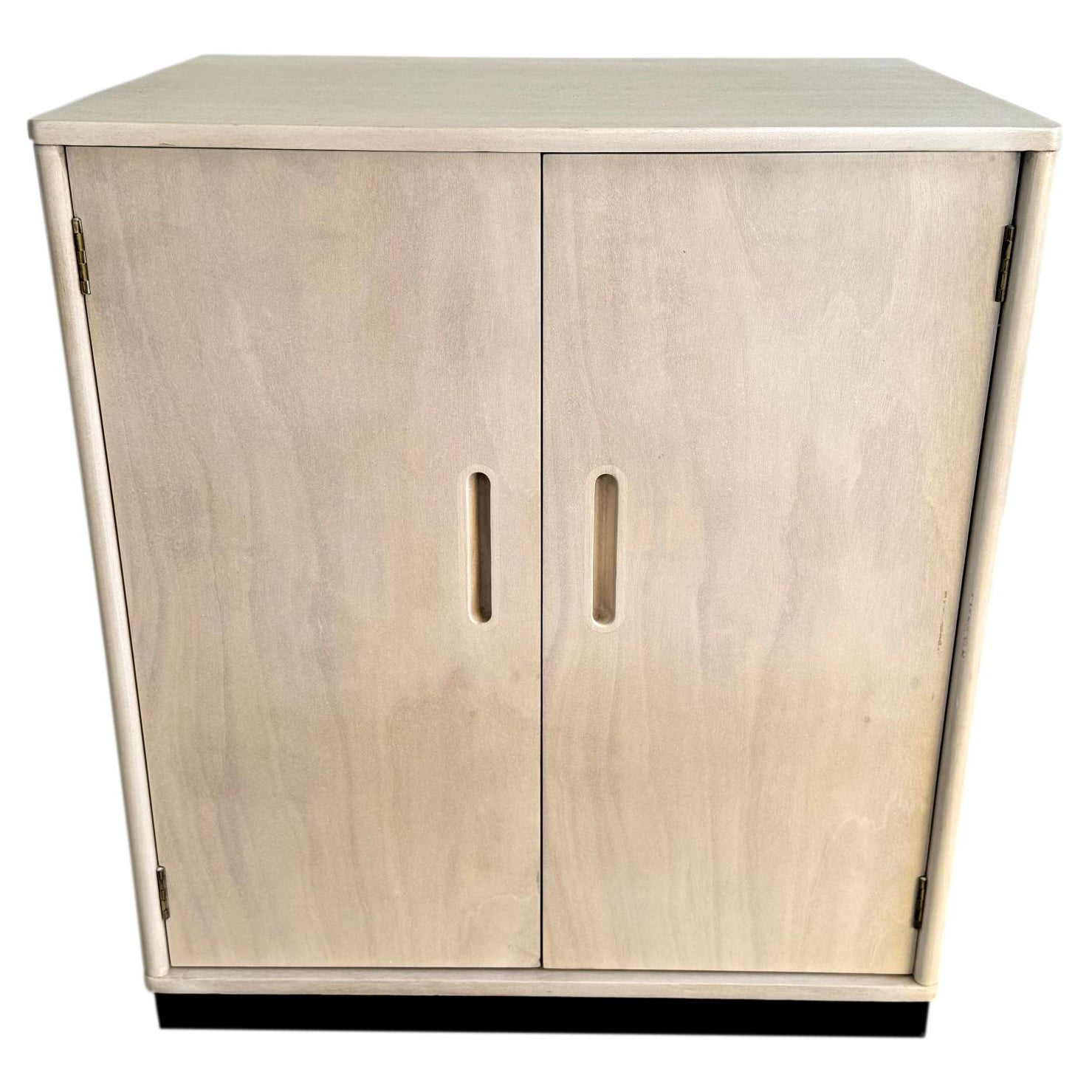 Edward Wormley Cerused Oak Cabinet for Dunbar, 1950s USA