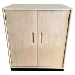 Edward Wormley Cerused Oak Cabinet for Dunbar, 1950s USA
