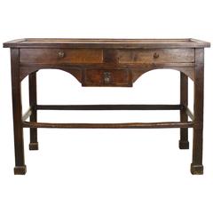 Antique French Walnut Games Table