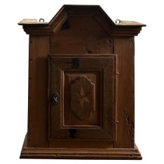Wall Mounted Oak Cabinet, Denmark 1860’s