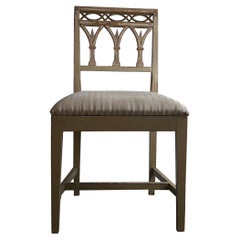 Antique Late Gustavian Chair with original paint, Sweden 1850’s.