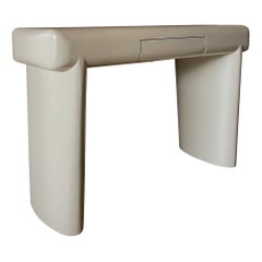 Organic Design, Natural Beige Working Desk in MDF Frame, with drawer by kar