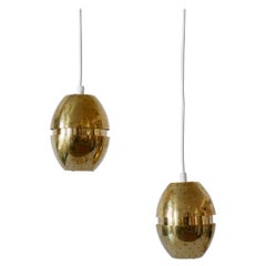 Set of Two 'Egg' Pendant Lamps by Hans-Agne Jakobsson for AB Markaryd, Sweden