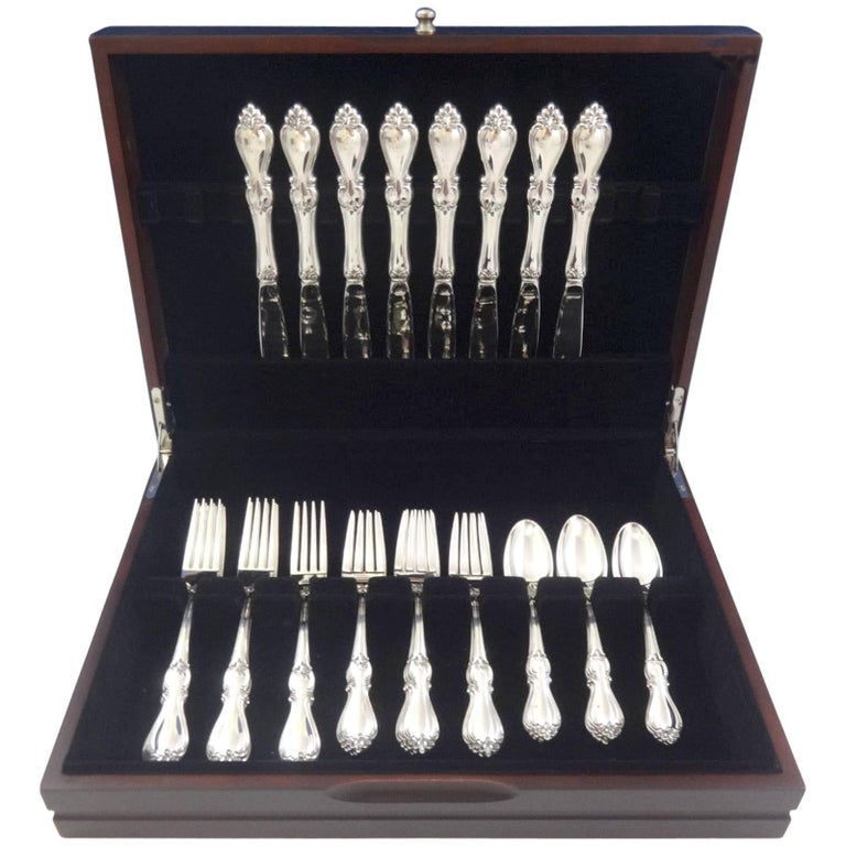Queen Elizabeth I by Towle Sterling Silver Flatware Set for Eight Service  For Sale at 1stDibs | queen elizabeth sterling silver flatware, towle queen  elizabeth sterling silver