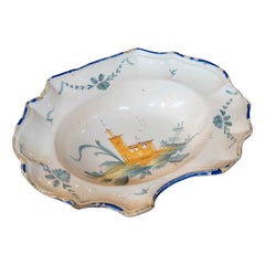 1850 Dipinto a mano  Piatto decorativo in ceramica in stile europeo
