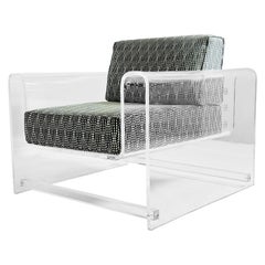 „The Monroe“ Lucite-Loungesessel von Aaron R. Thomas, USA 1990