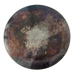 Autumn Forest Designer Sculptural Mirror with Silver and Glass by Homa