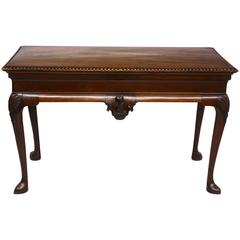 George II Irish Serving Table with Crest, a Cock's Head Erased 12