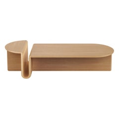 Tavolino ovale Kanyon in Oak di Studio Kali