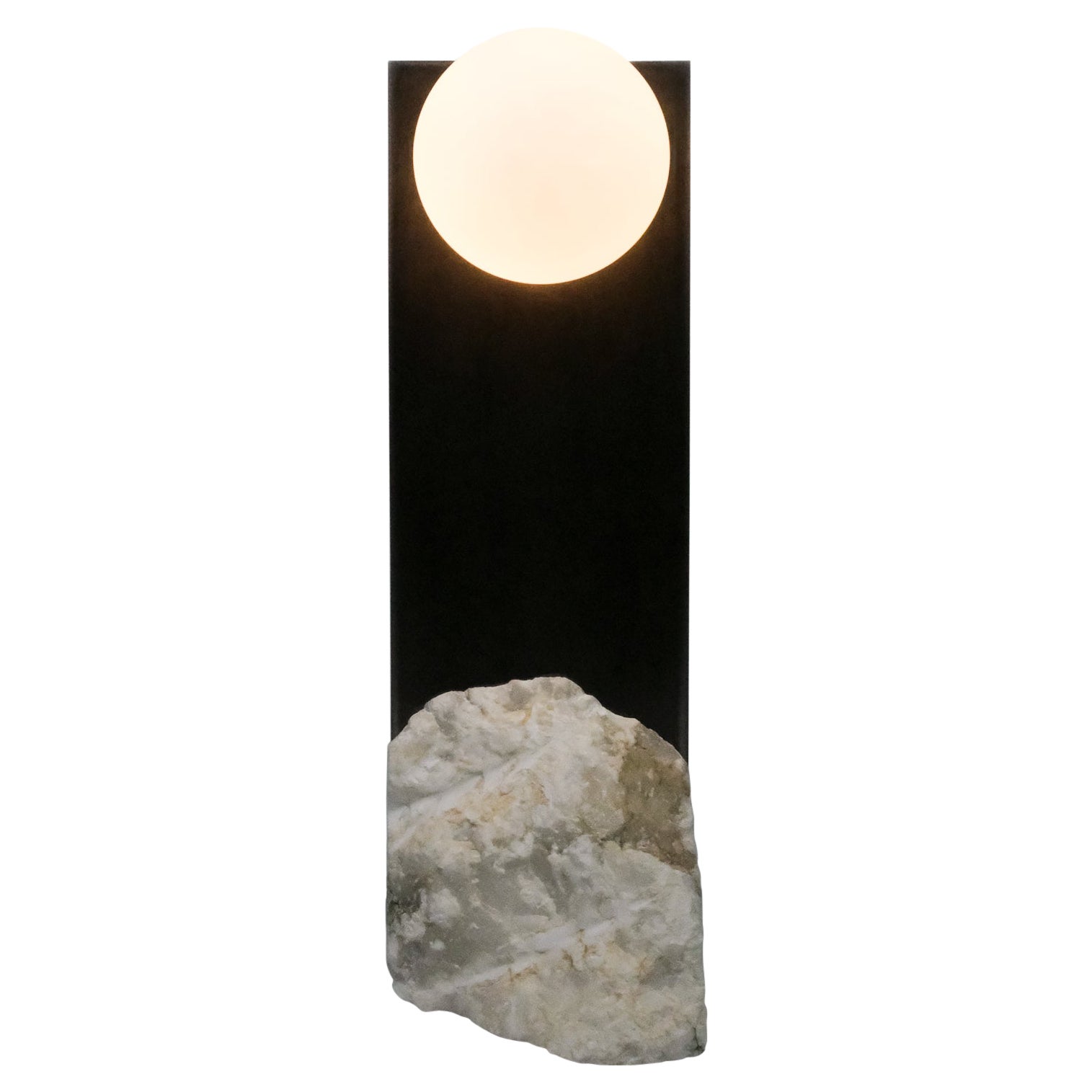 Lampada da tavolo verticale Himalaya Lunar di Studio A