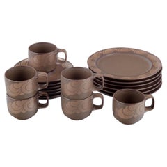Timo Sarpaneva for Rosenthal. "Kaari". Complete six-person coffee service.