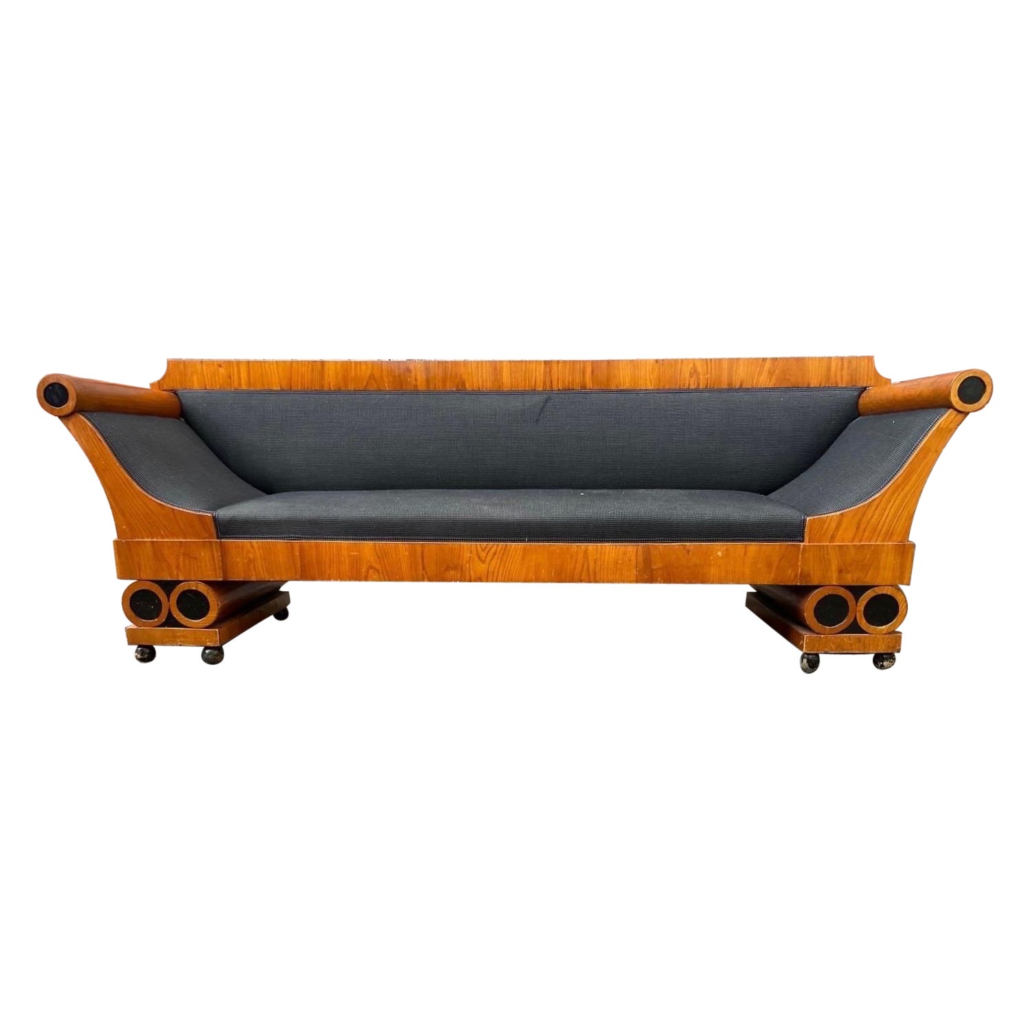 Sofá de madera Karl Johan Imperio Sueco Siglo XIX Suecia