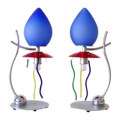 Set aus zwei Tischlampen Giocasta Notte von Andrea Anastasio für Artemide, 1990er Jahre