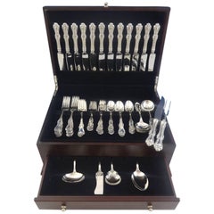Antique Countess by Frank Smith Sterling Silver Flatware Service 12 Set 66 Pcs