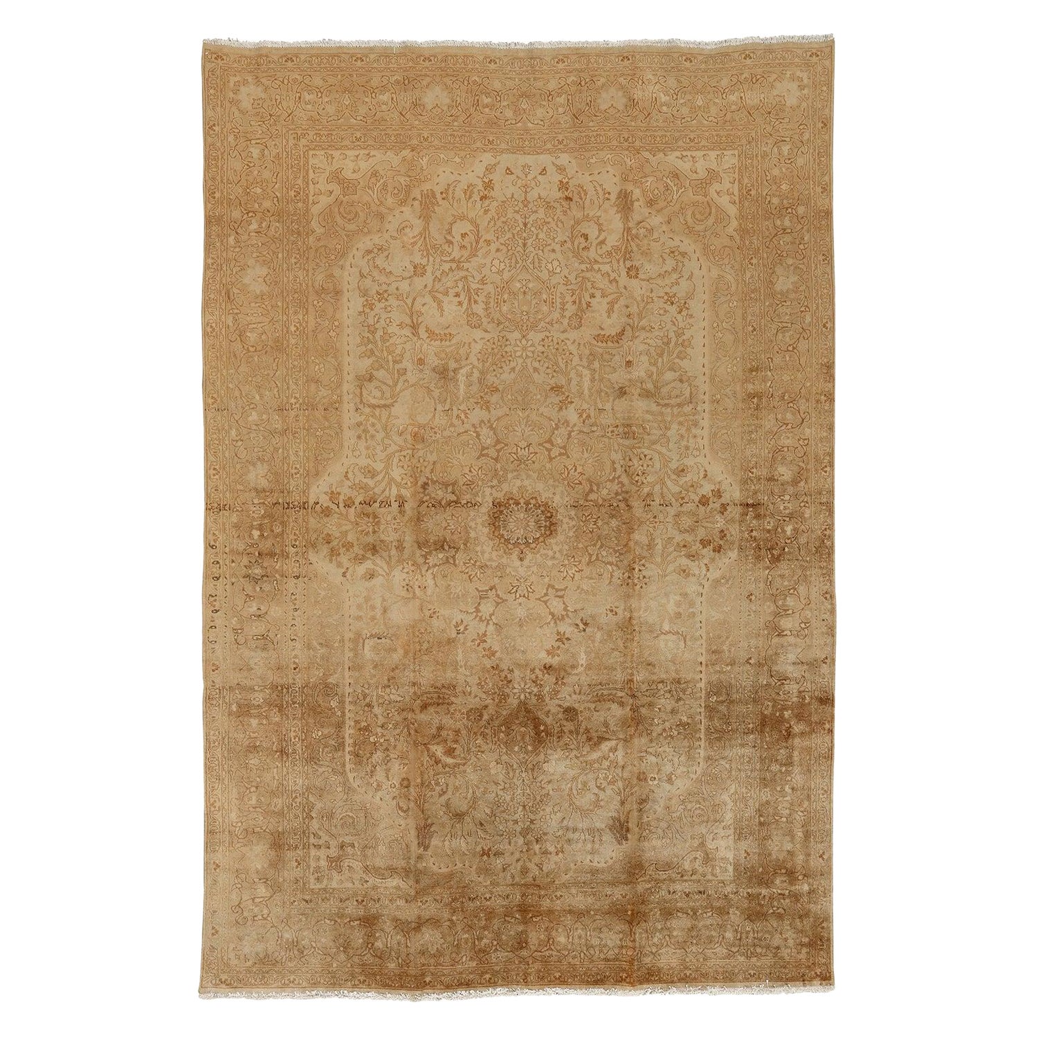 Tappeto persiano Tabriz vintage - Misure: 9'6x6'4