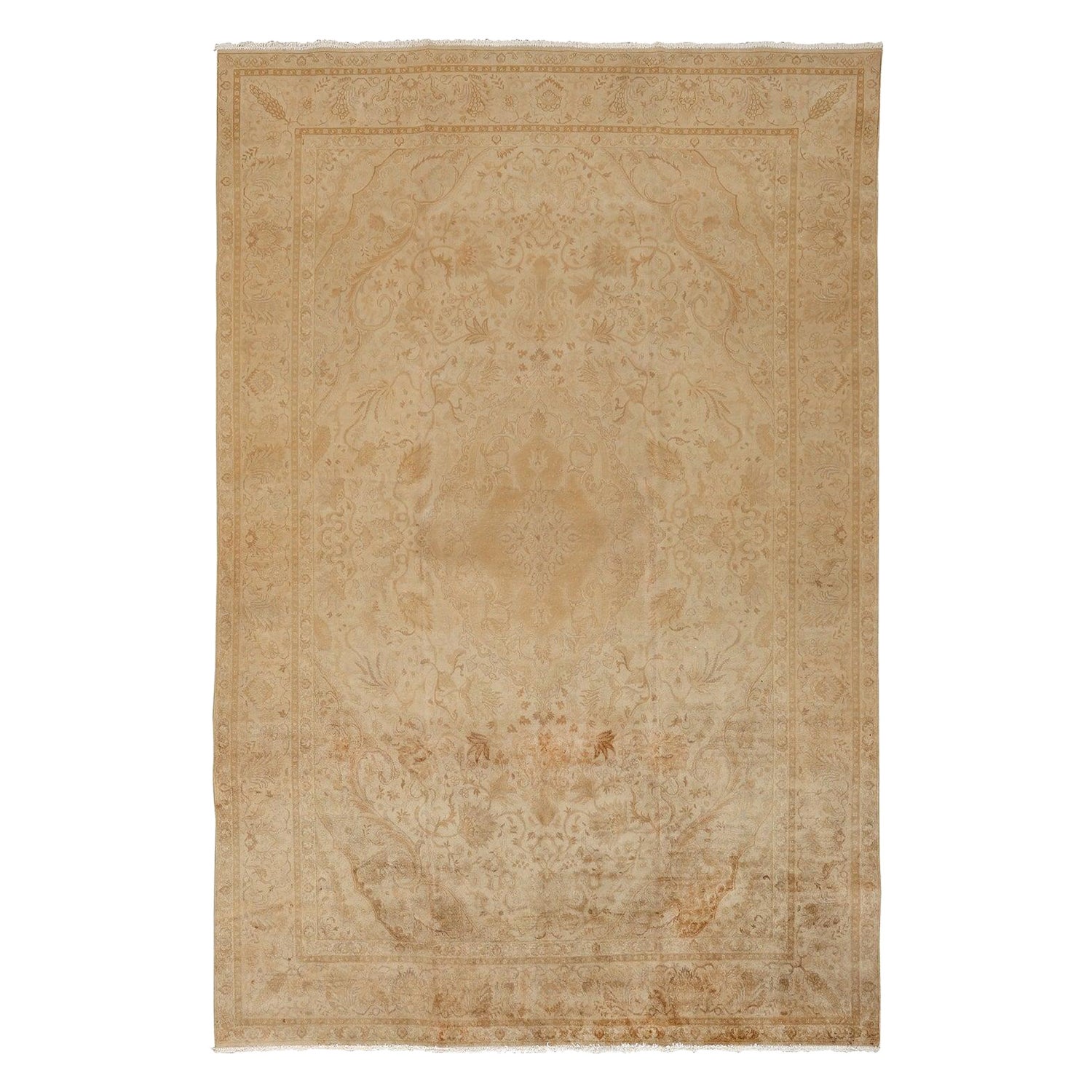 Tappeto persiano Tabriz vintage - Dimensioni: 10'2x6'8
