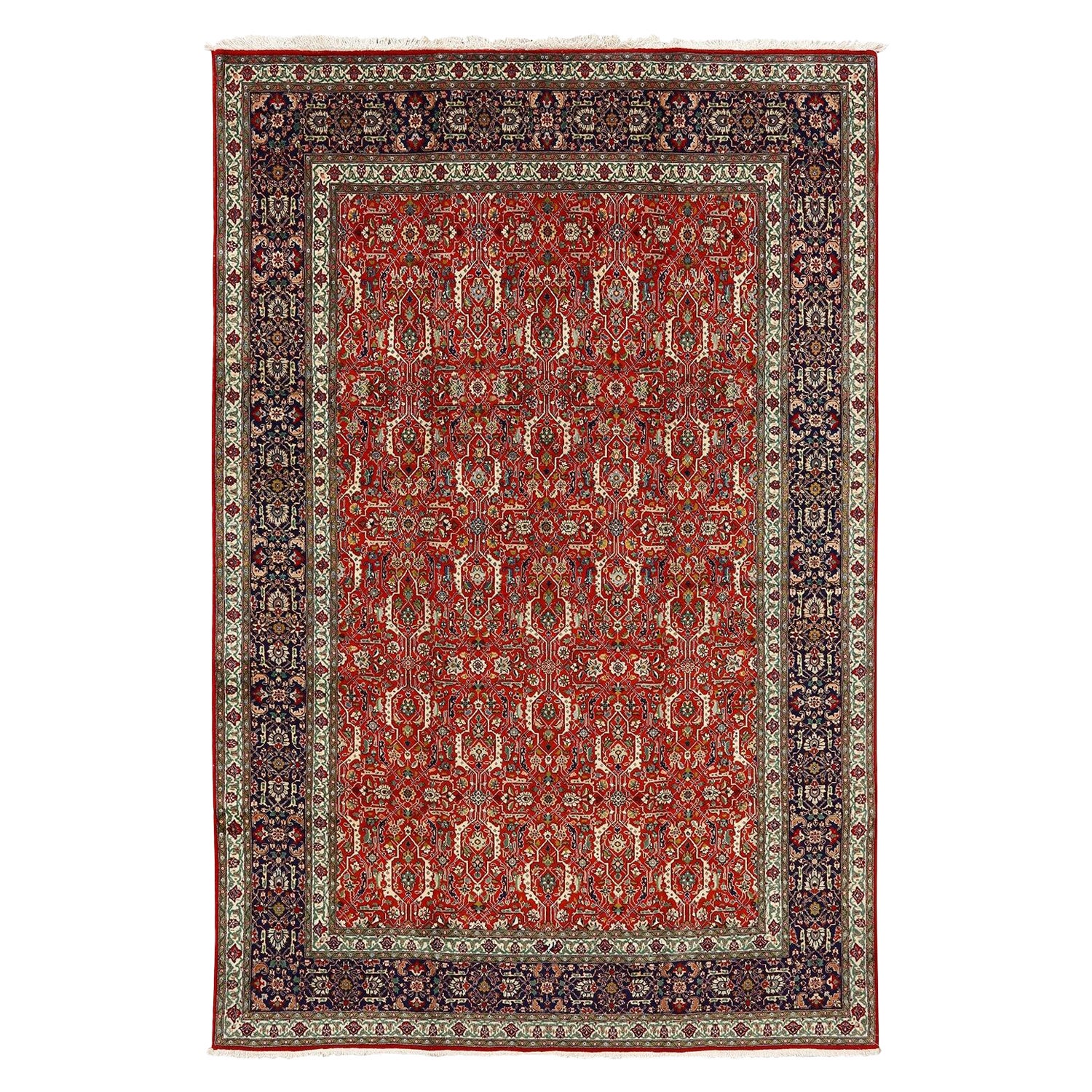 Tappeto persiano Tabriz vintage - Dimensioni: 8'10x5'11